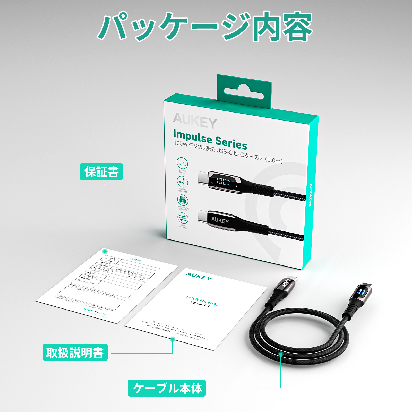 USB-C to Cケーブル CB-CC13