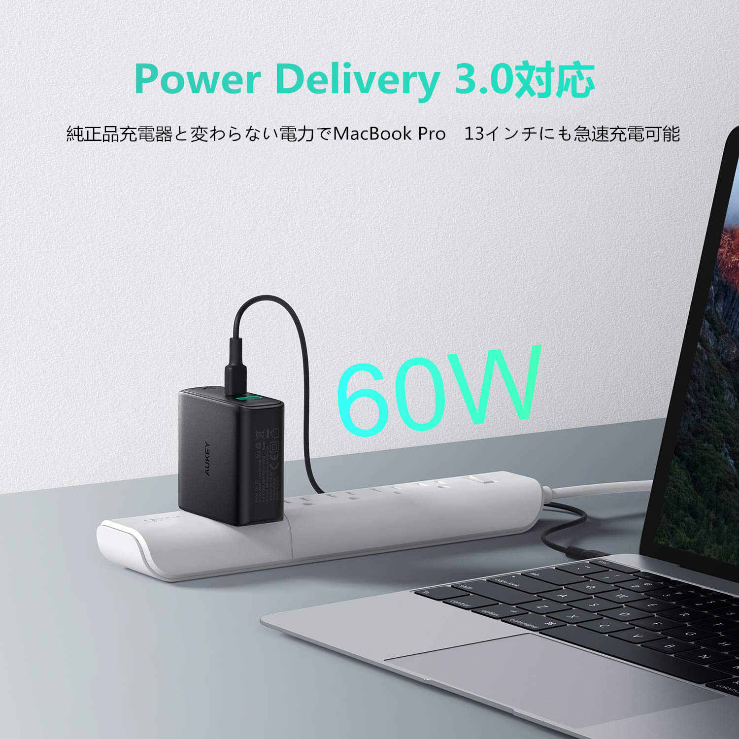 60W USB充電器 PA-D3