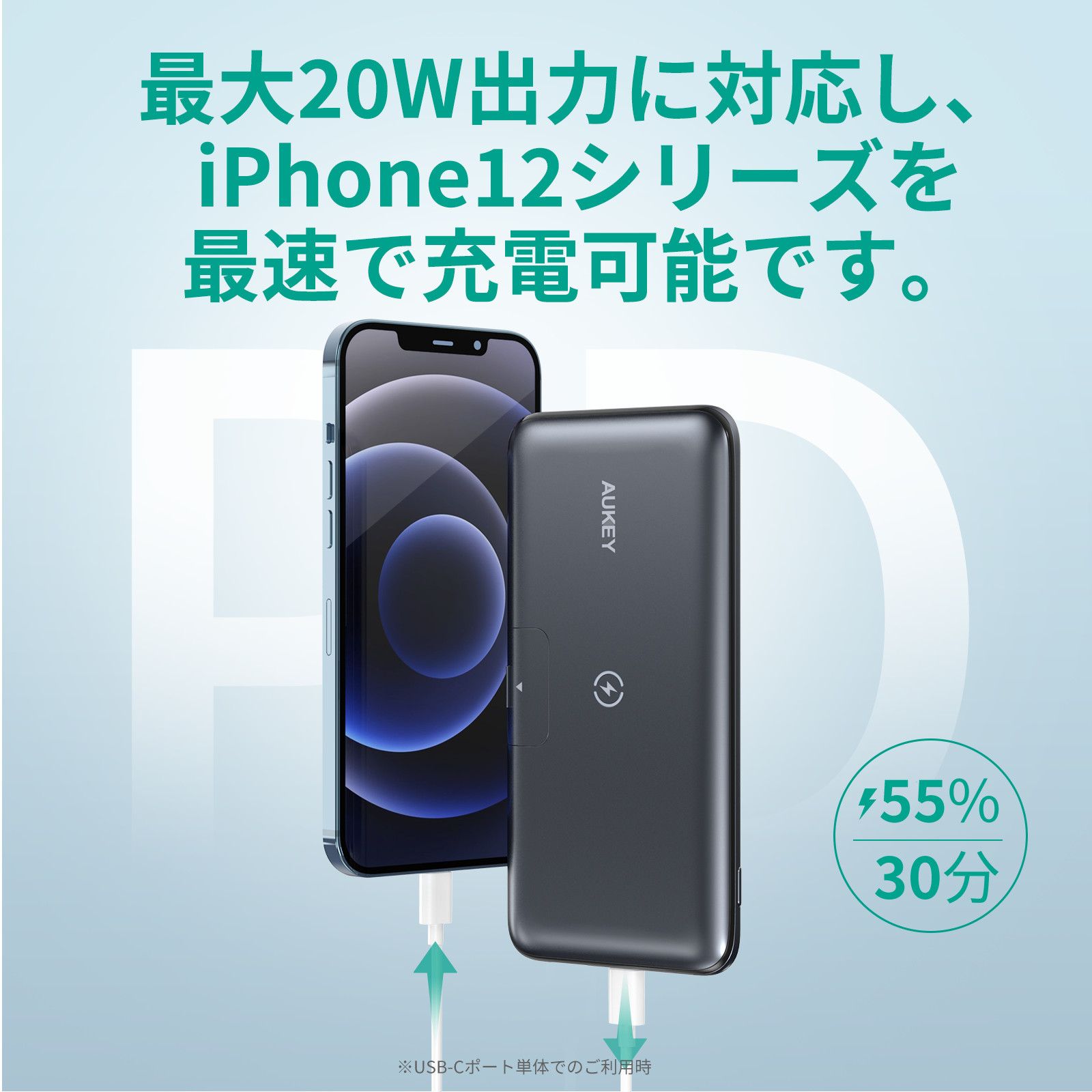 10000mAh モバイルバッテリー PB-WL02S