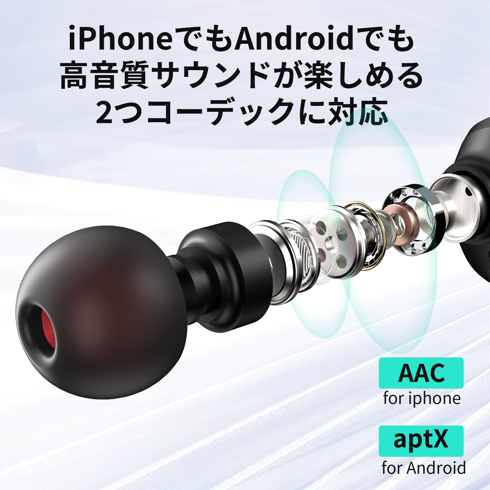 Move Neo 完全ワイヤレスイヤホン EP-T27 技適認証済