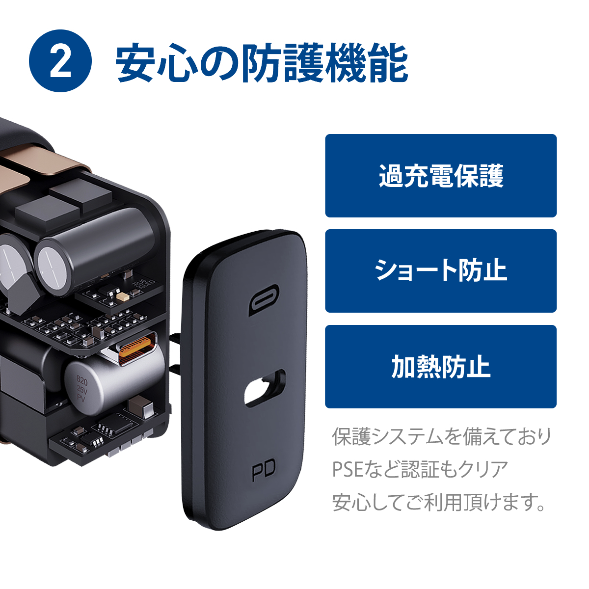 Omnia USB C充電器 PA-B2