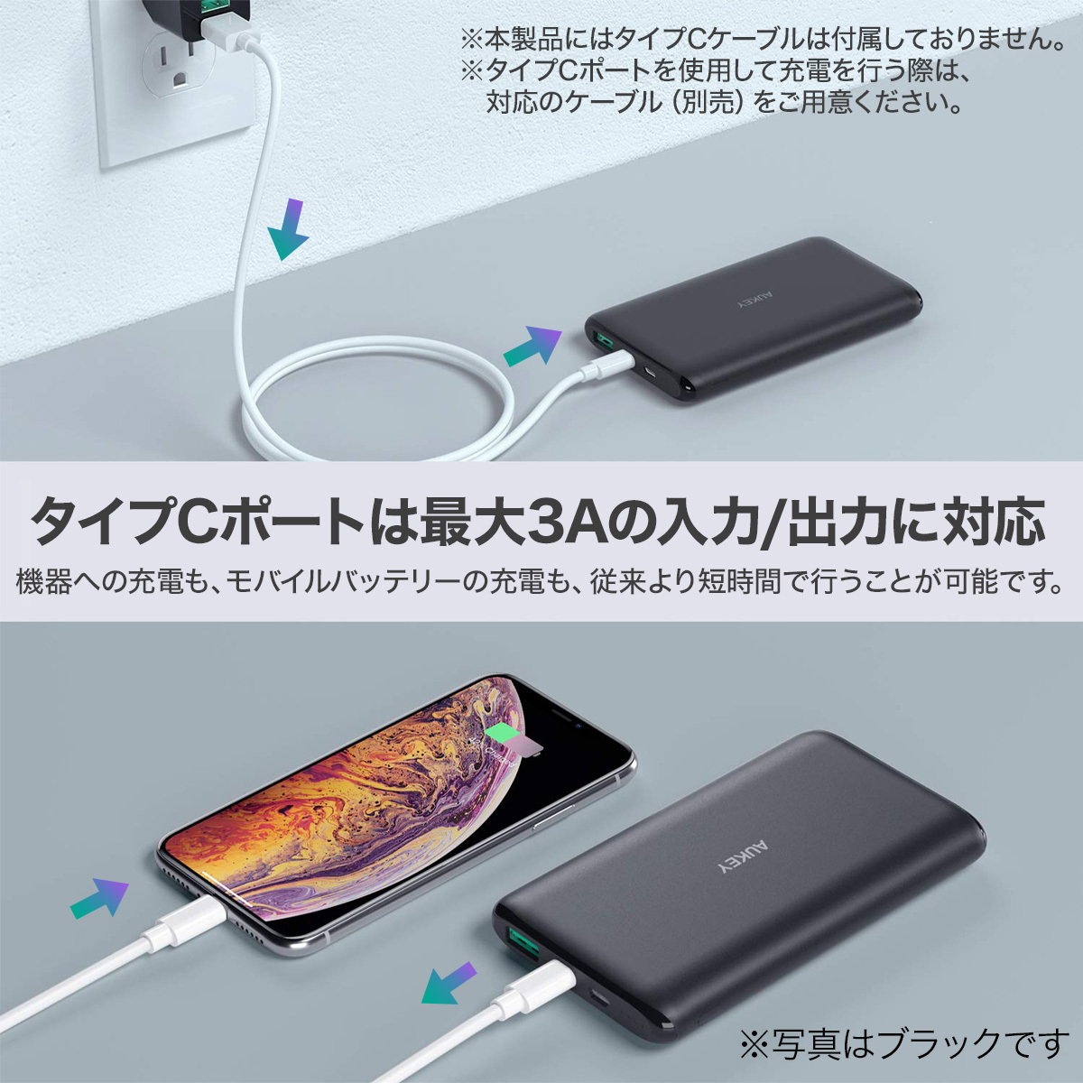 10000mAh モバイルバッテリー PB-XN10