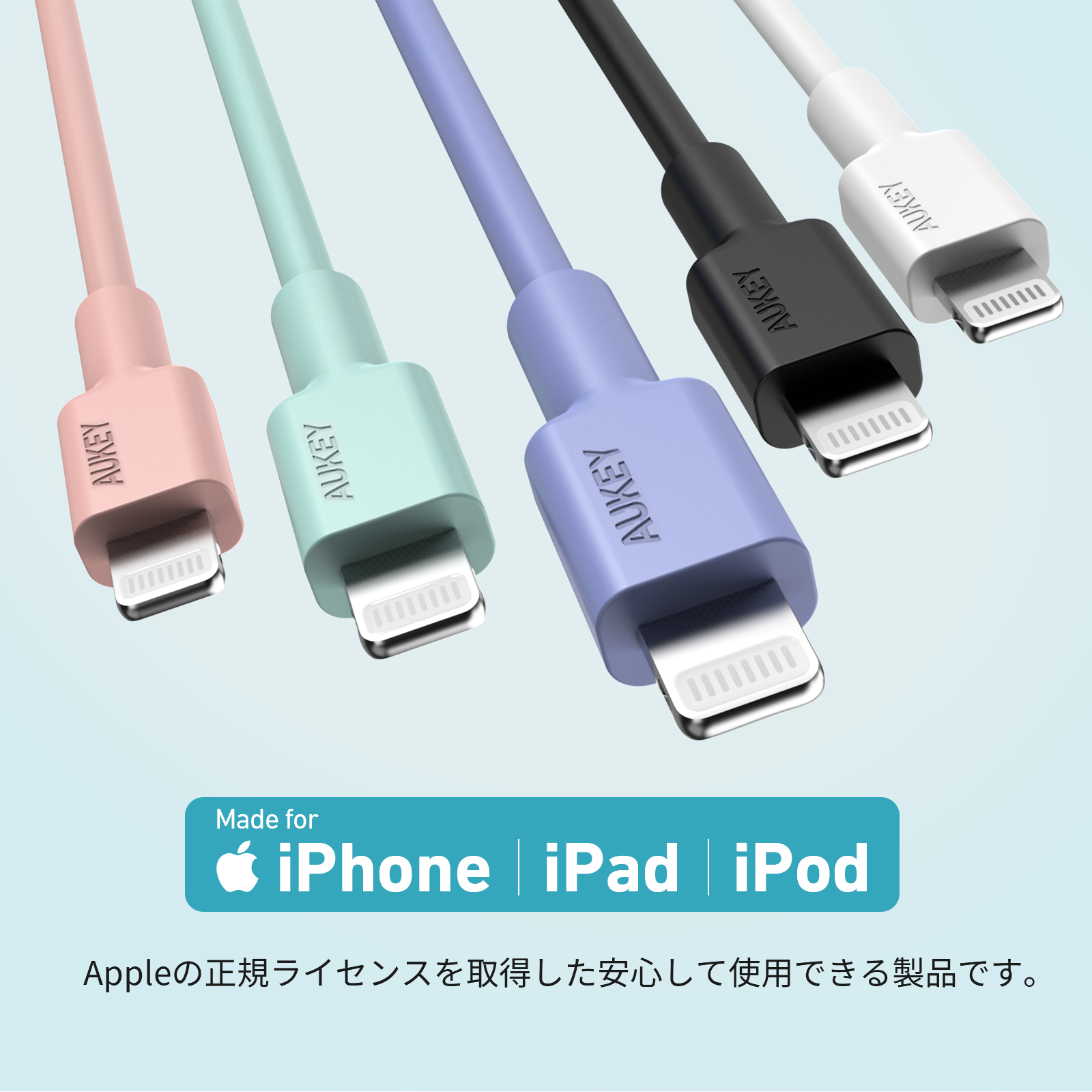 USB C to Lightning ケーブル CB-CL13
