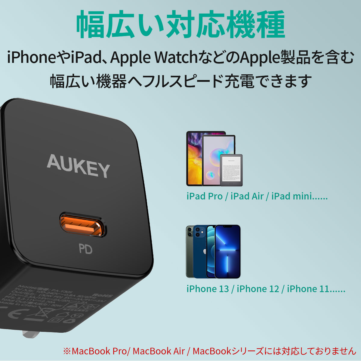 30W USB-C充電器 PA-Y30S