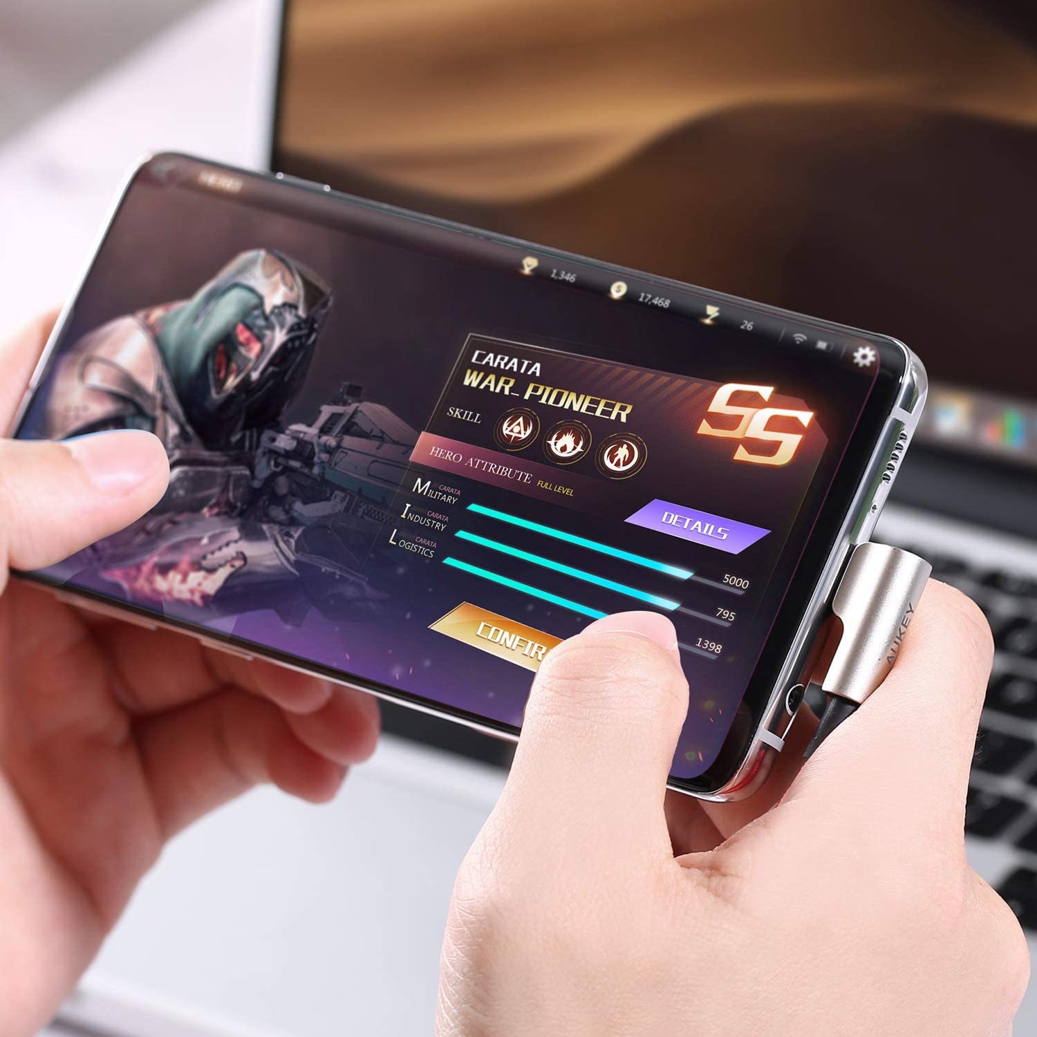 L字型 USB C ケーブル CB-CMD37