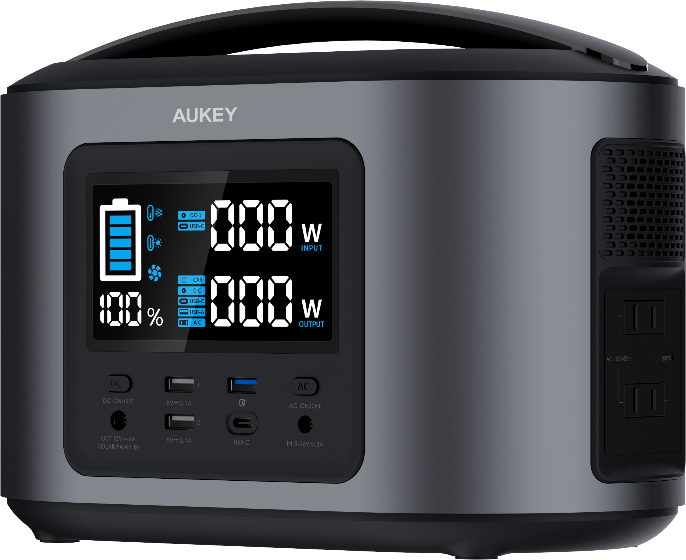 AUKEY(オーキー) ポータブル電源 Power Zeus 500 (518wh)