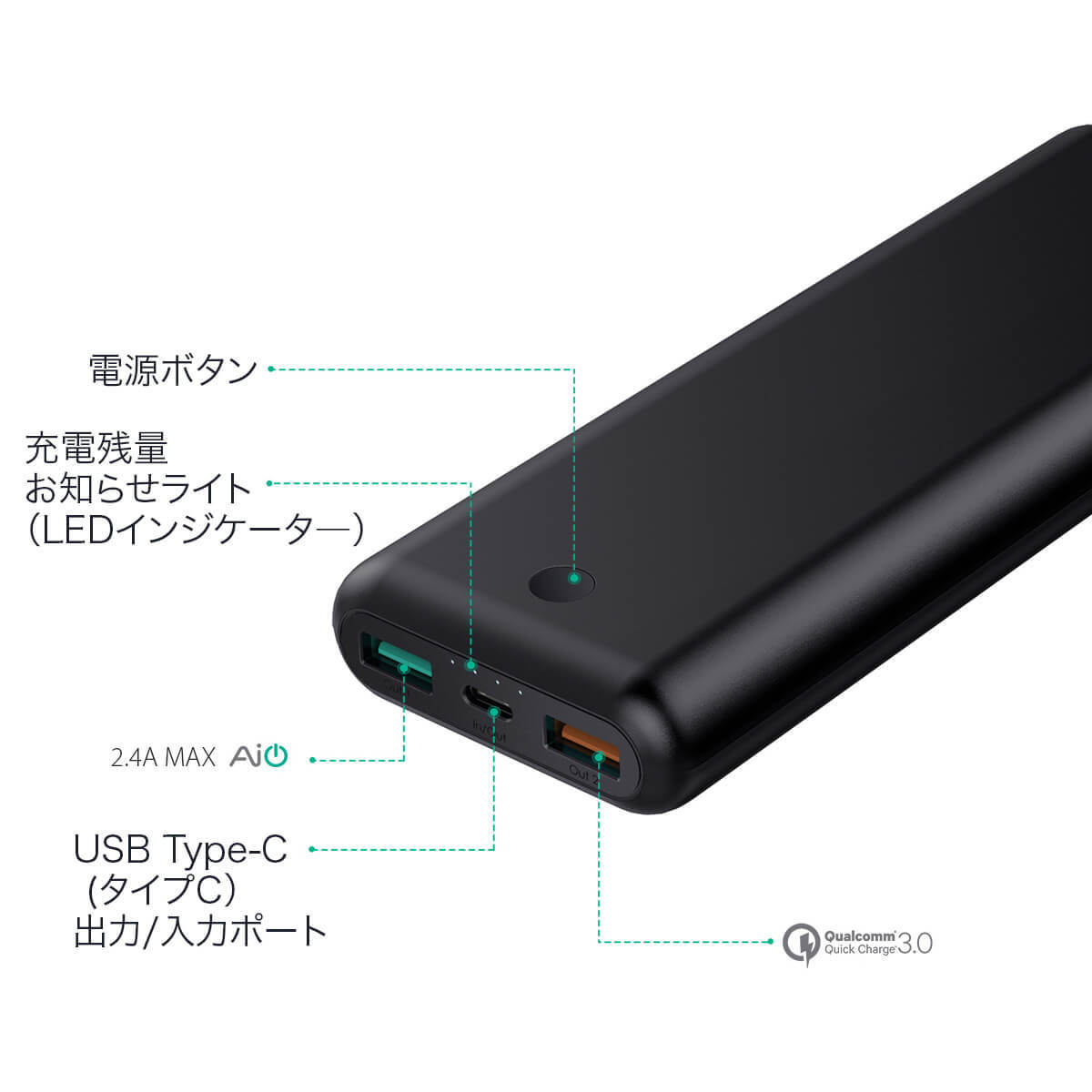 20100mAh モバイルバッテリー PB-XD20 20100mAh モバイルバッテリー PB-XD20