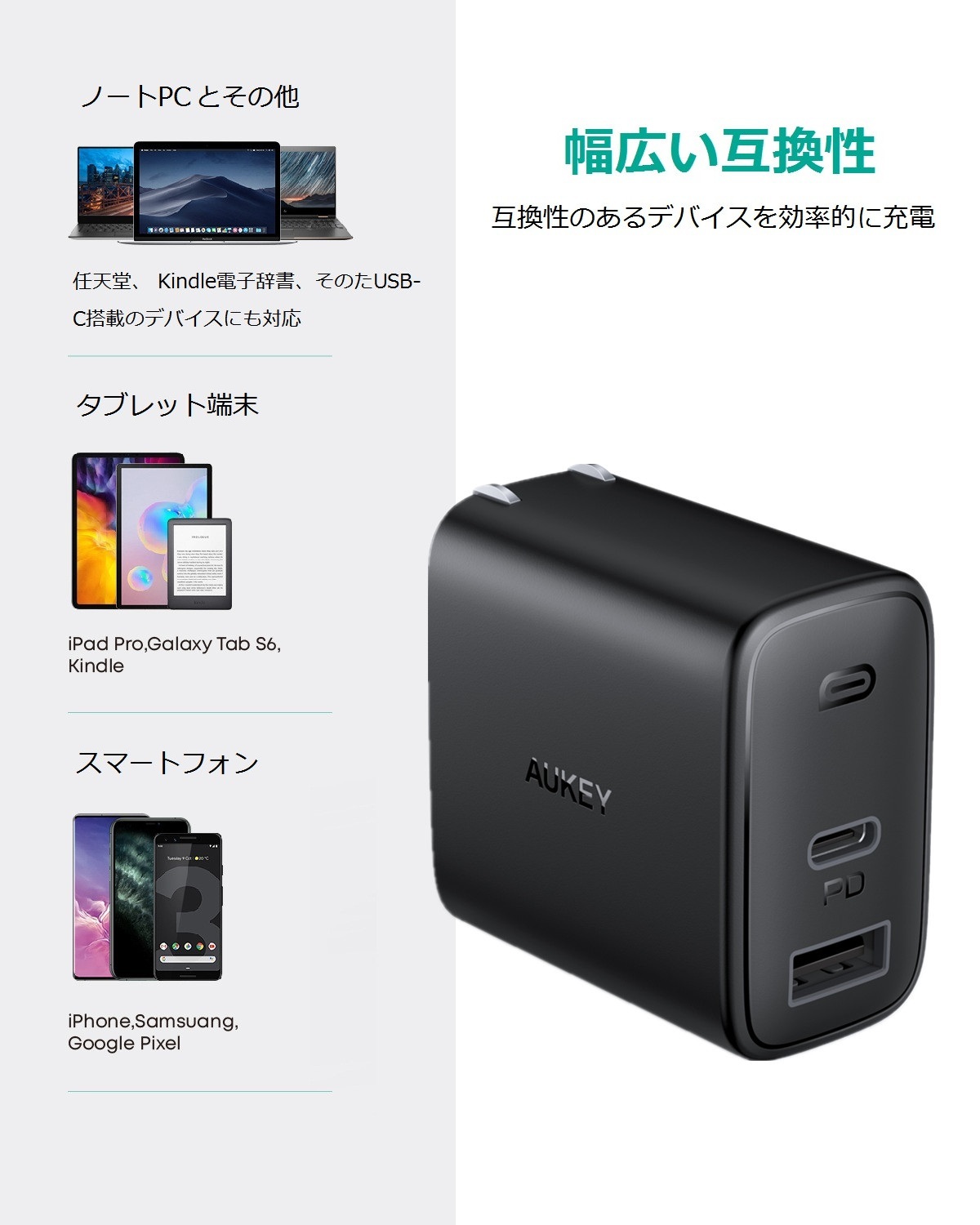 30W USB充電器 PA-F3