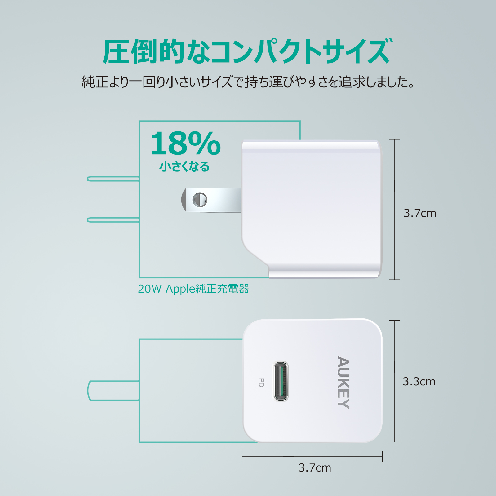 20W USB-C 急速充電器 PA-Y20S