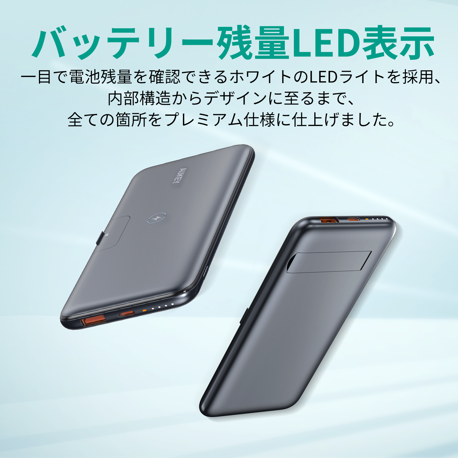 10000mAh モバイルバッテリー PB-WL02S