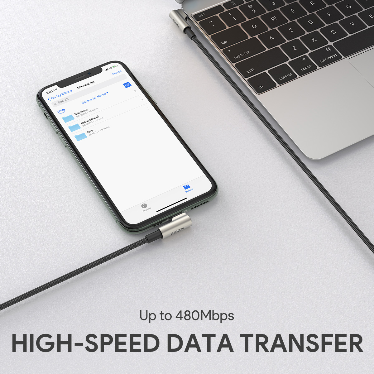 USB-C to Lightningケーブル CB-CL09