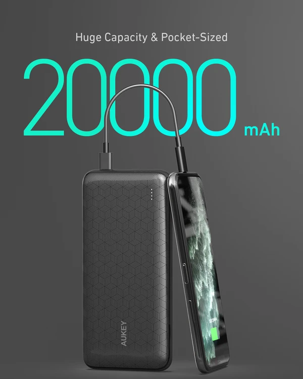 20000mAh PD対応 モバイルバッテリー PB-N93A