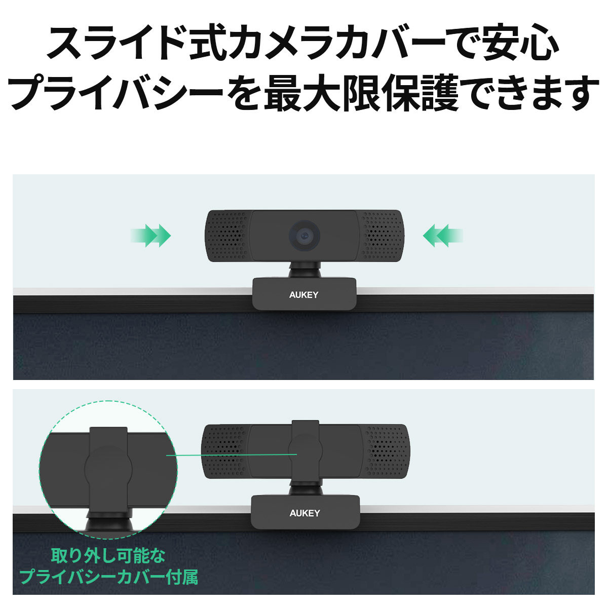 benz Aukey カメラセット 64GB microSD付き AUKEY ウェブカメラ【FHD/1080p/Live Streaming Camera/マイク