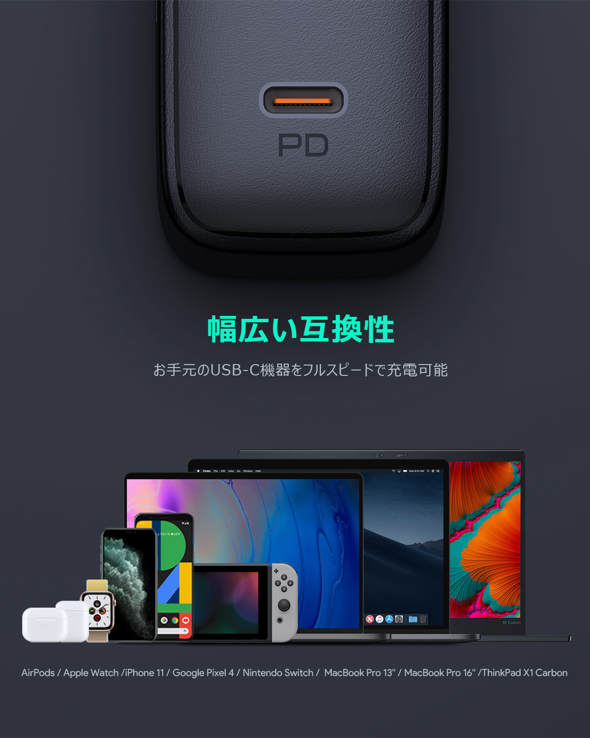 100W Omnia USB C 充電器 PA-B5