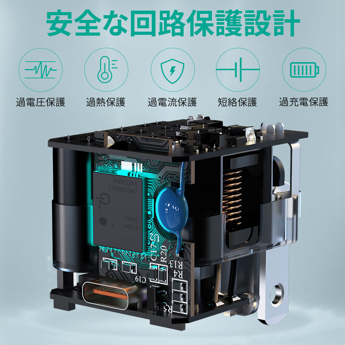 AUKEY オーキー 30W  USB-C充電器 PA-Y30S