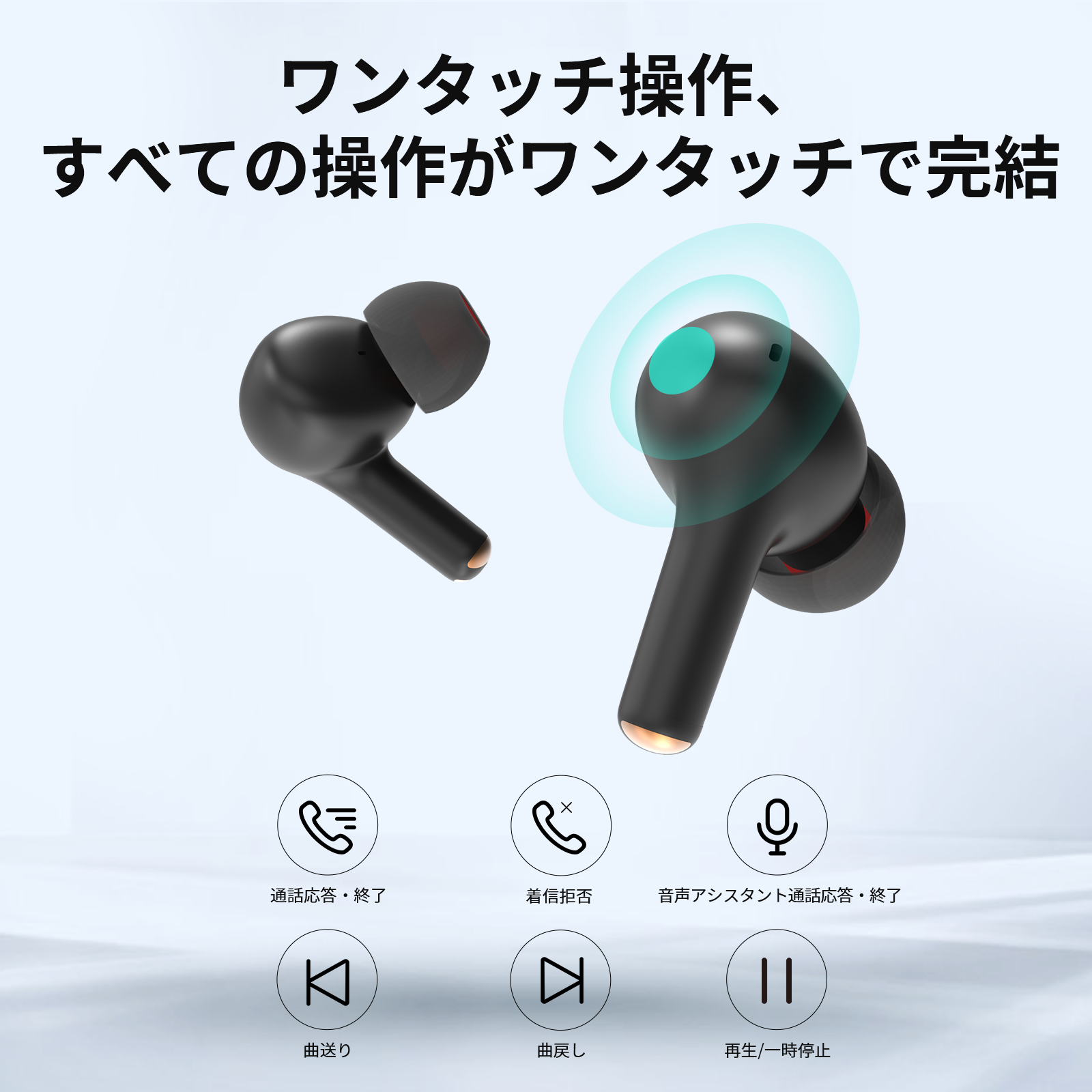 Move Neo 完全ワイヤレスイヤホン EP-T27 技適認証済