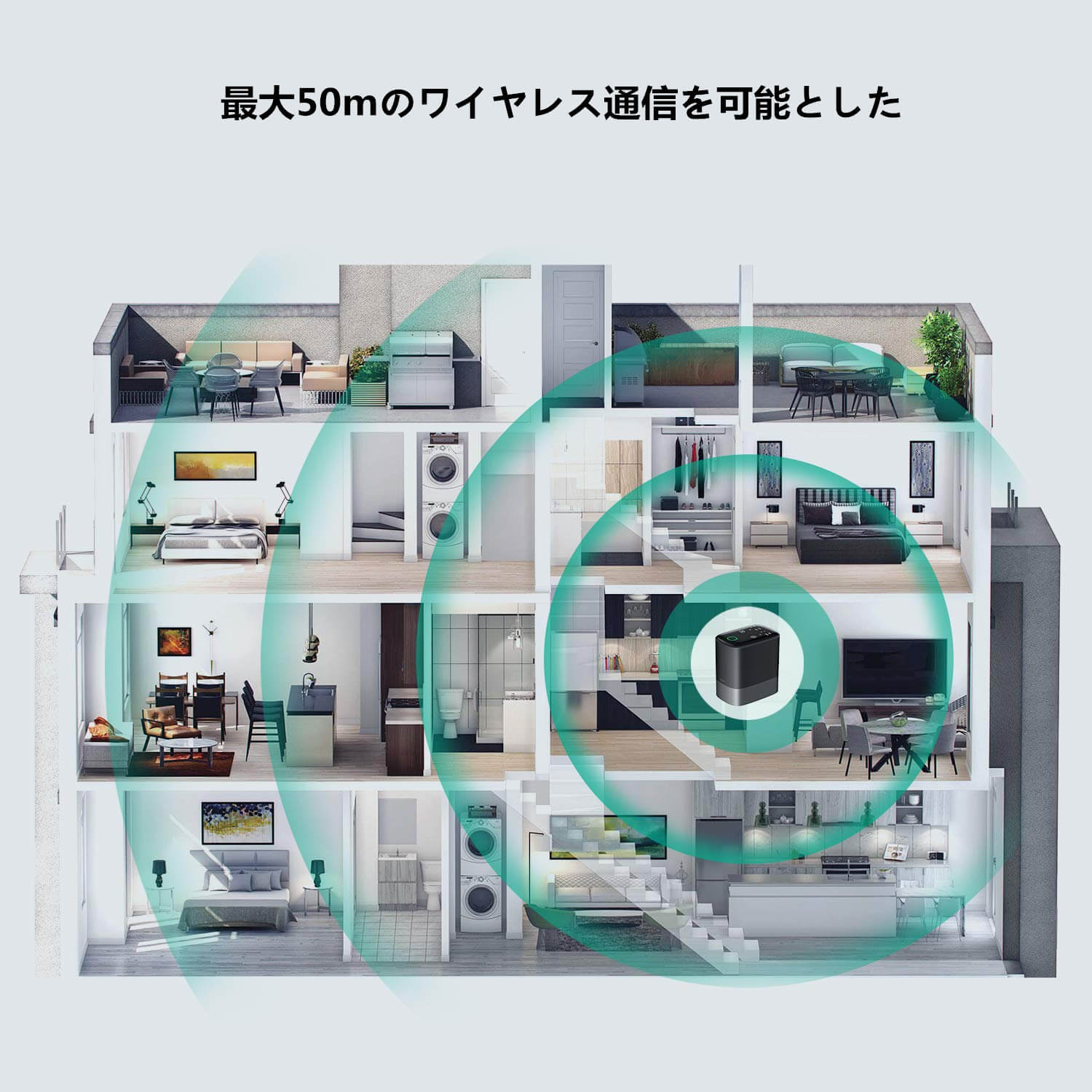 AUKEY オーキー 1台3役 Bluetooth送信機＆受信機 BR-O8