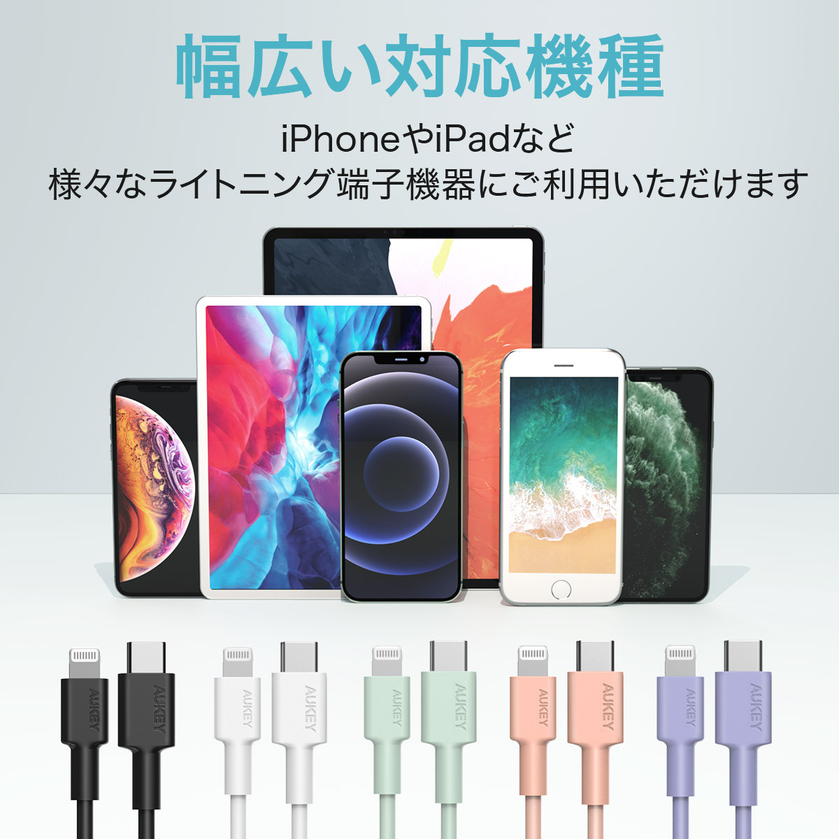 USB C to Lightning ケーブル CB-CL13