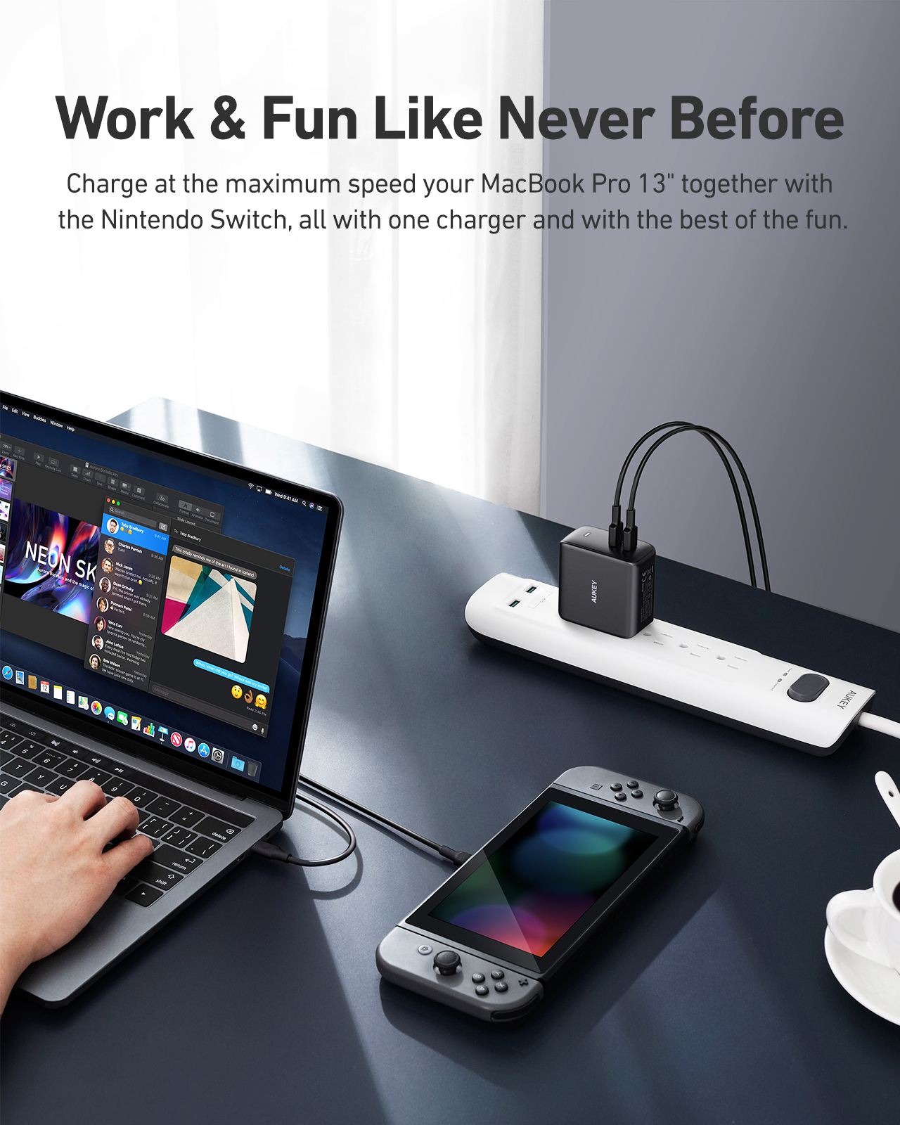 AUKEY オーキー 100W Omnia充電器 PA-B6