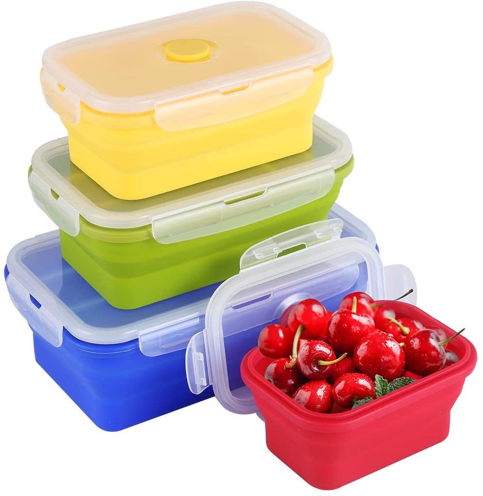 Stackable Silicone Food Storage Box - 6 Types