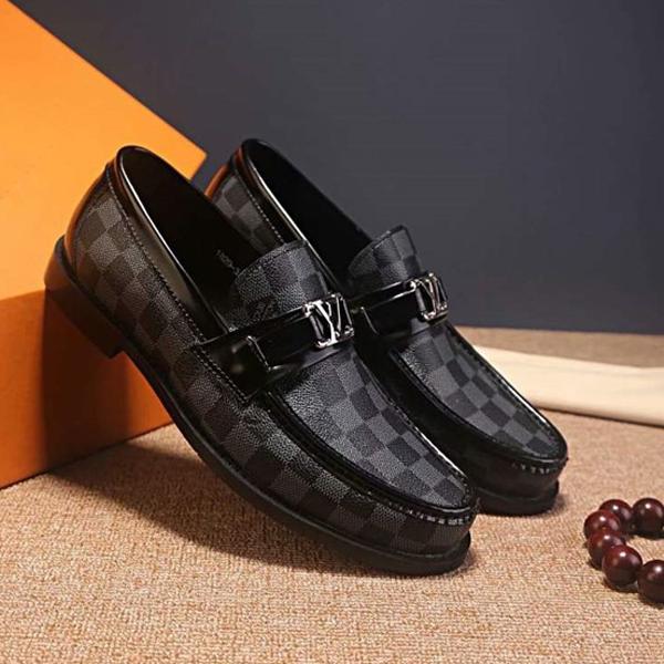 black buckle dress shoes