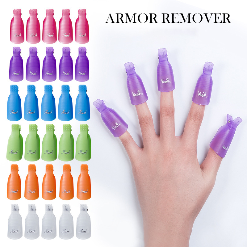Gel Nail Polish Remover Clips 10pcs