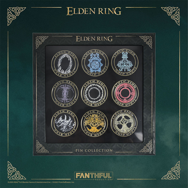 【預售】Elden Ring 金屬徽章套裝