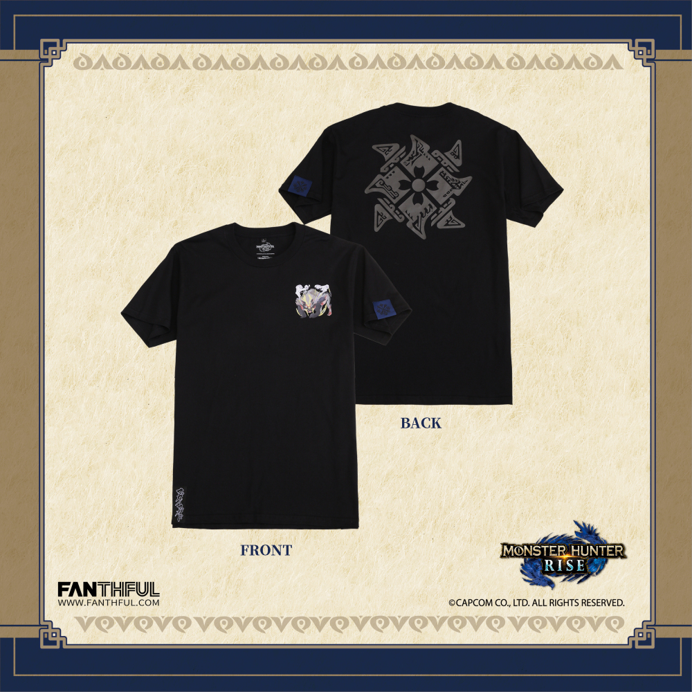 Monster Hunter Rise Black T-shirt