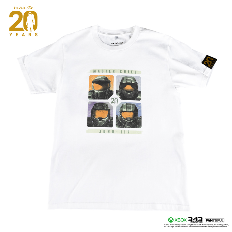 【預售】HALO 20周年 白色T恤