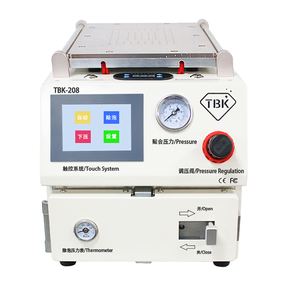 TBK-208 Professional LCD Repair Machine 3-in-1 Vacuum Separating Laminating and Bubble-Removing Machine