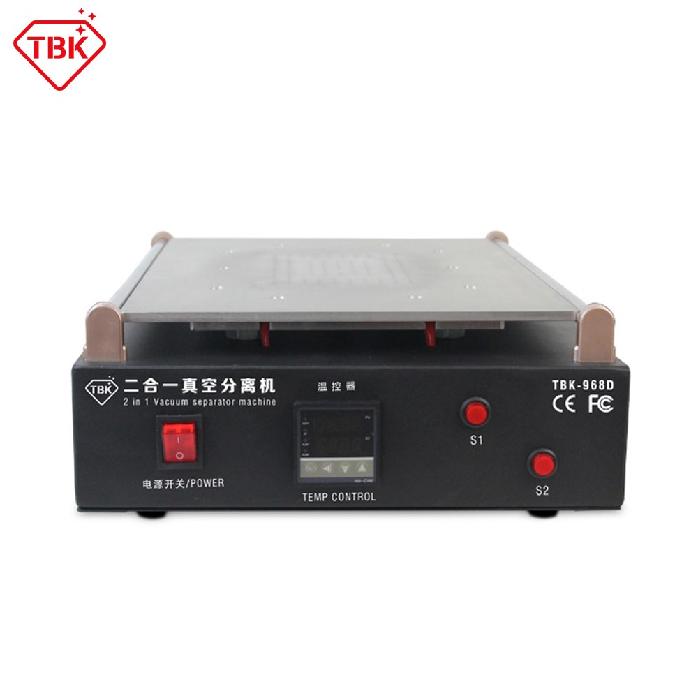 TBK-968D Vacuum Separating Machine Built-with Pumps for 19 Inch Pad & Smartphone Screen