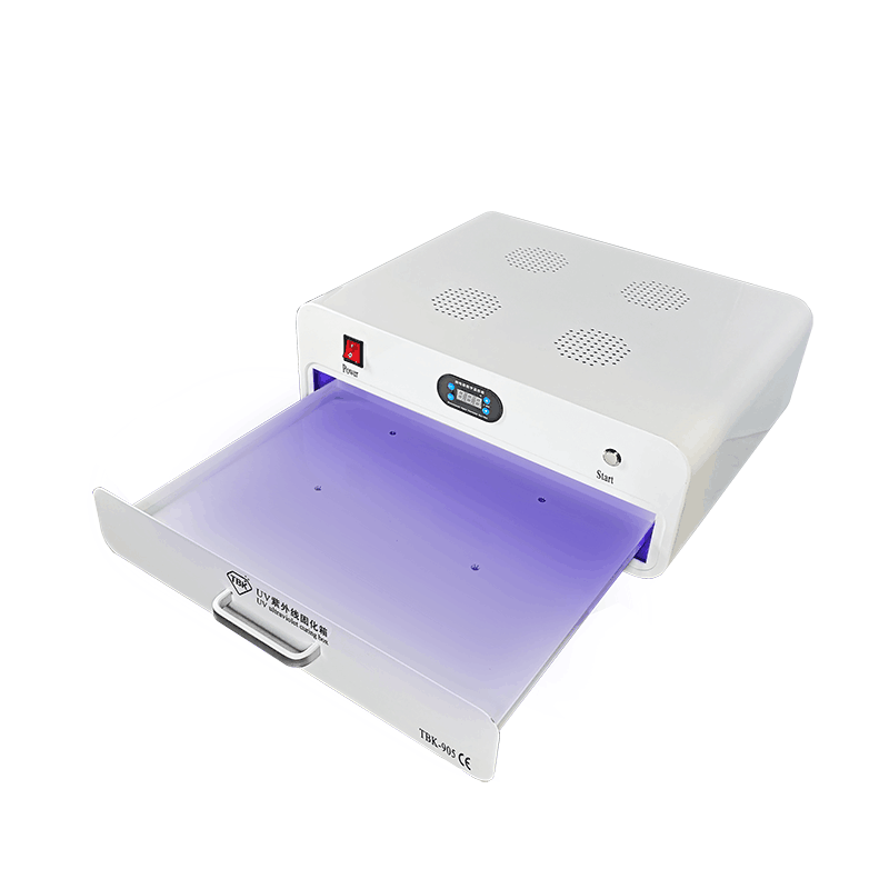 TBK-905 UV Ultraviolet Curing Box For Curved Screen Drying Display 80pcs Lamp Bulbs LED OCA LOCA Adhesive Glue Repair Tool