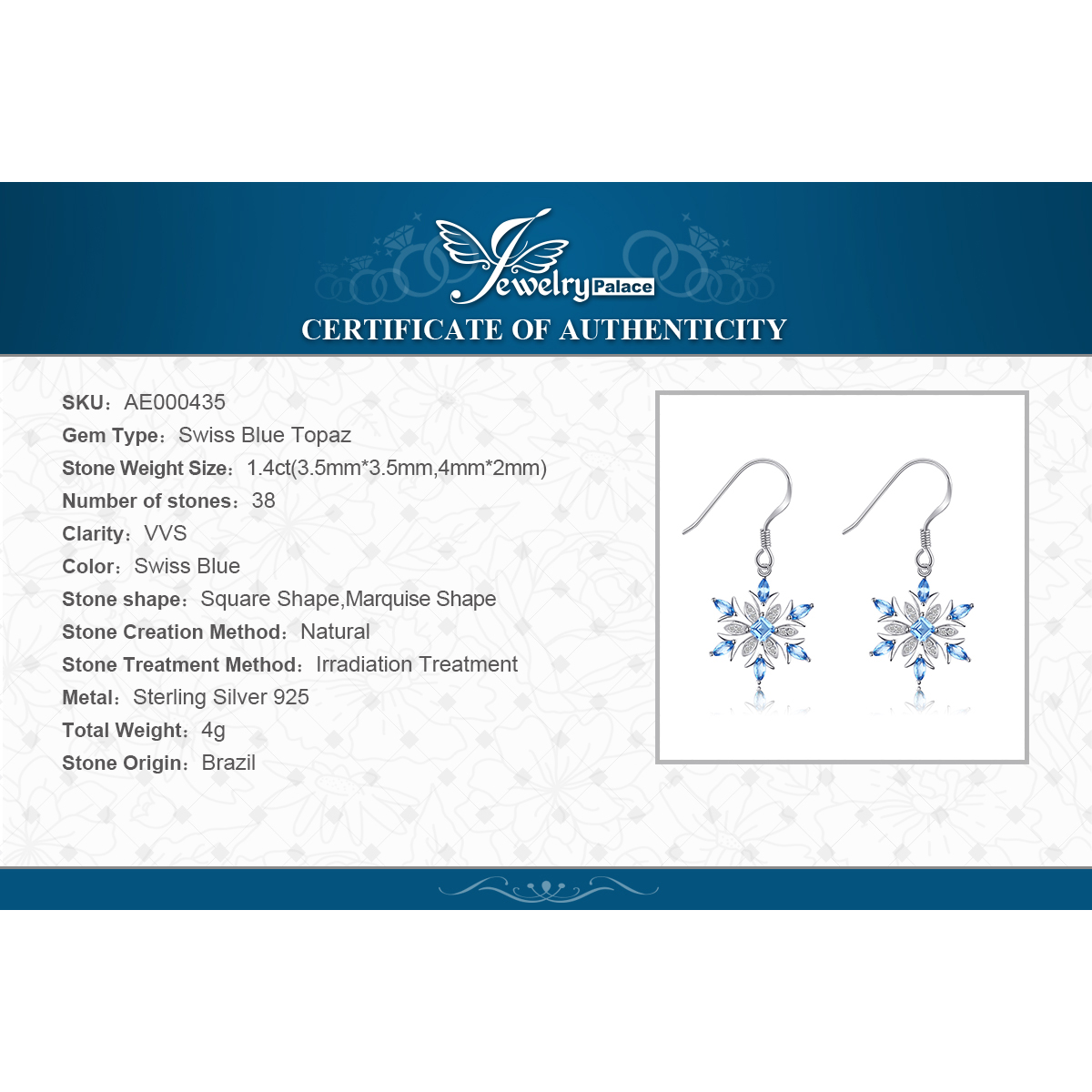 Snowflake Earrings
