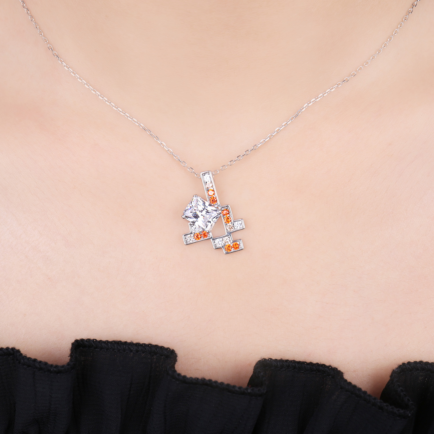 Game Tetris Necklace