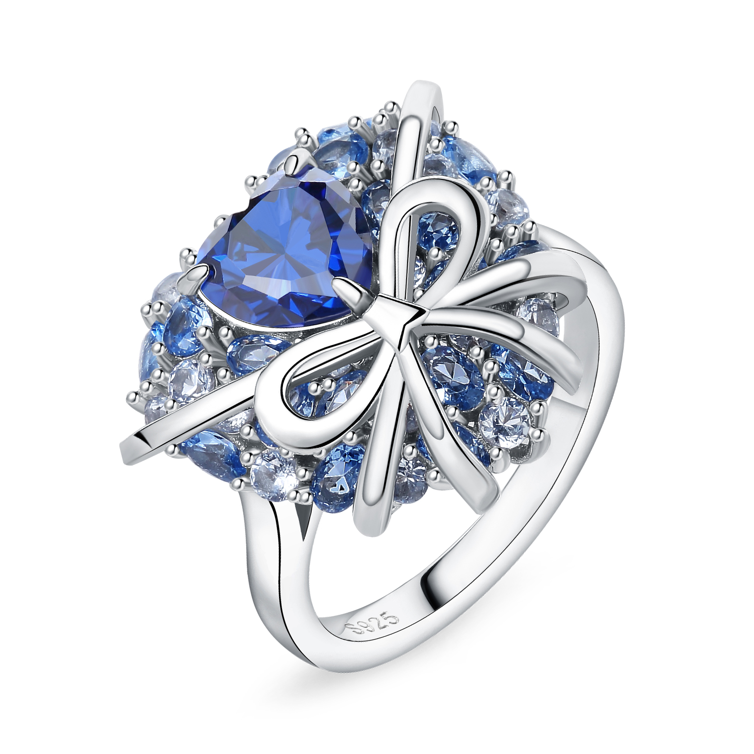 Heart Bowknot Ring