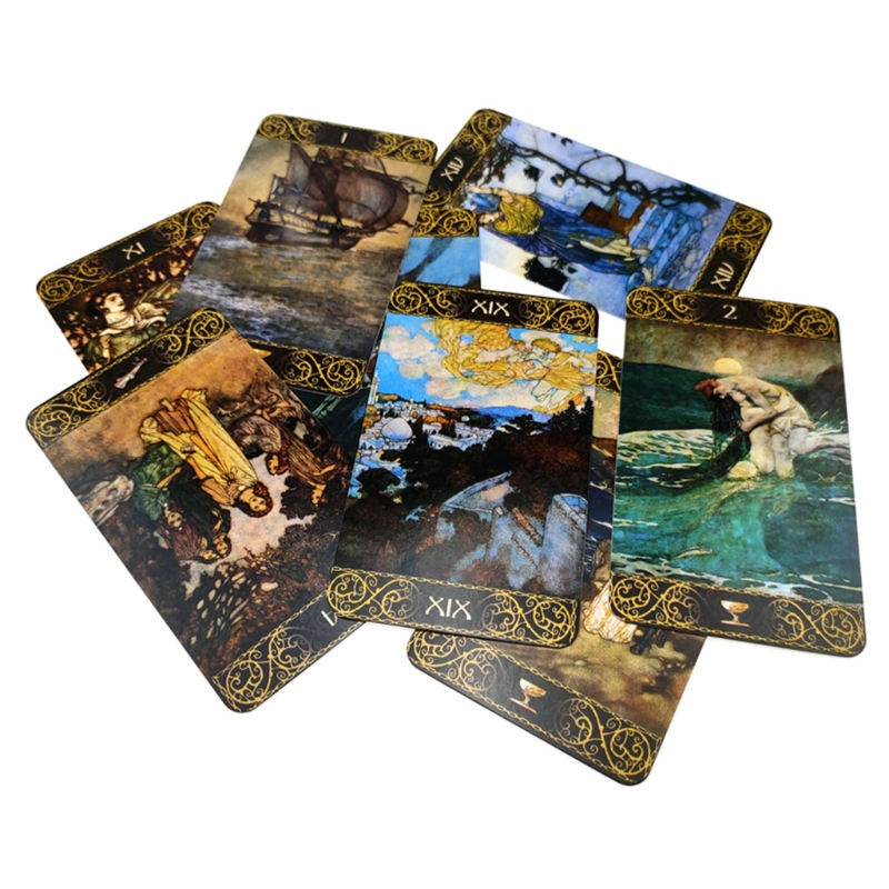 杜拉克奇想世界塔羅牌Edmund Dulac Tarot-魔法塔羅