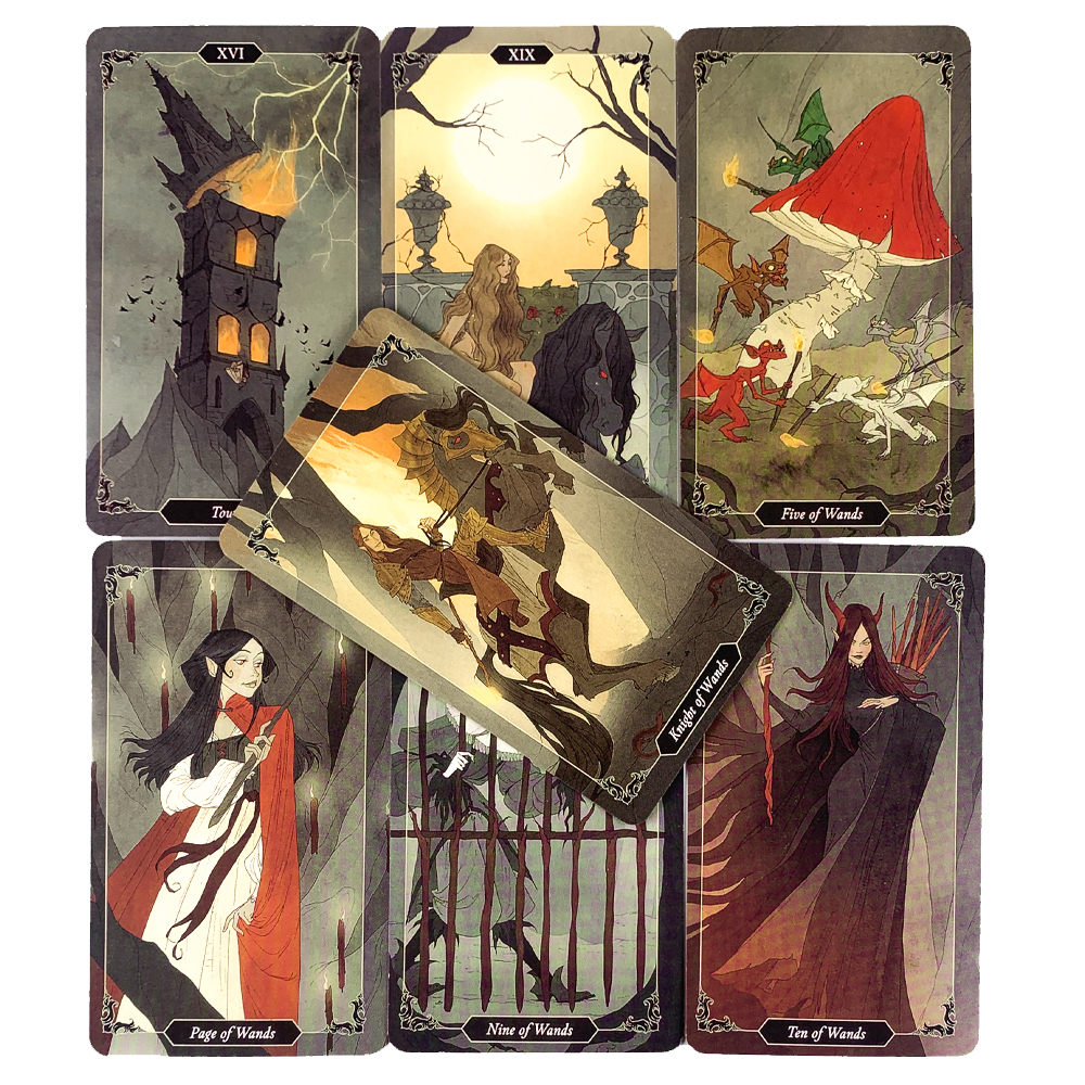 黑暗森林塔羅牌Dark Wood Tarot-魔法塔羅