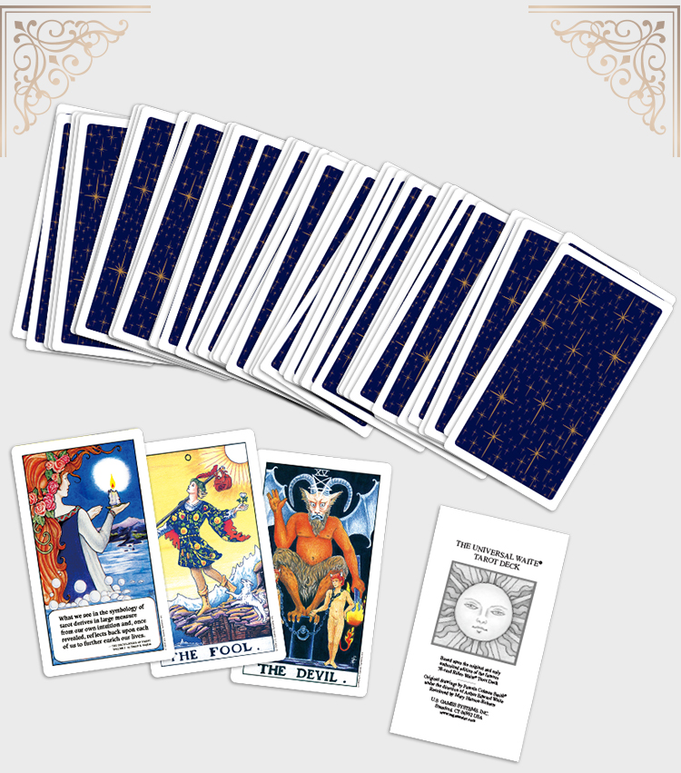 經典塔羅英文普及版Universal Waite Tarot Deck-魔法塔羅