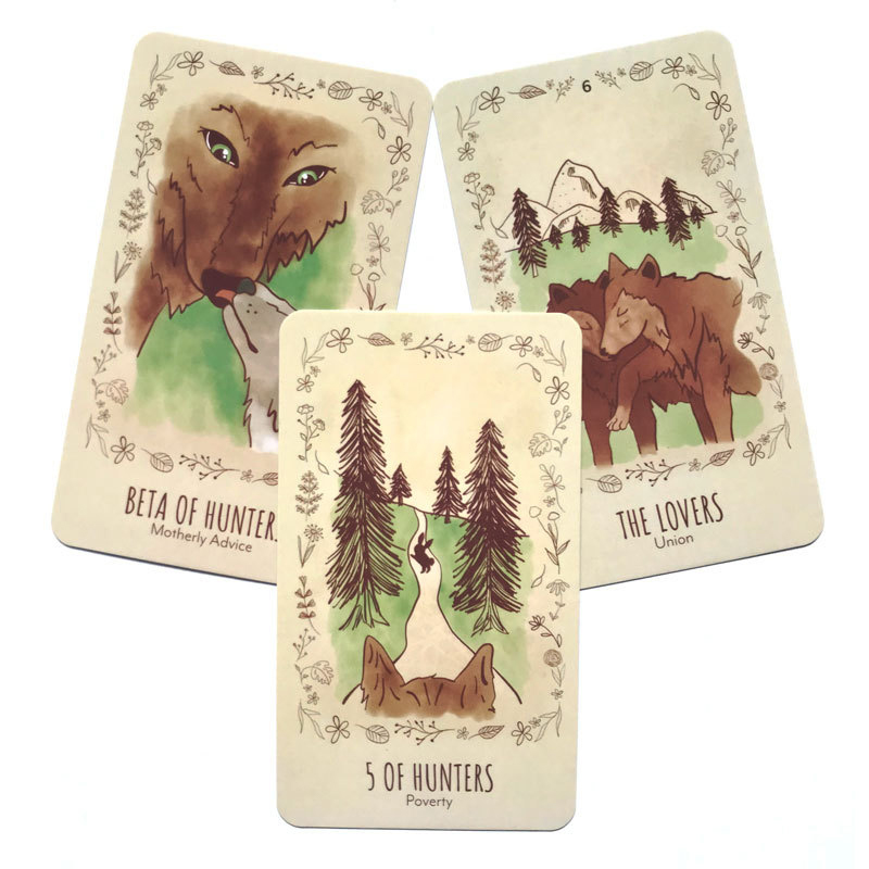 野狼塔羅牌The Wild Wolf Tarot-魔法塔羅