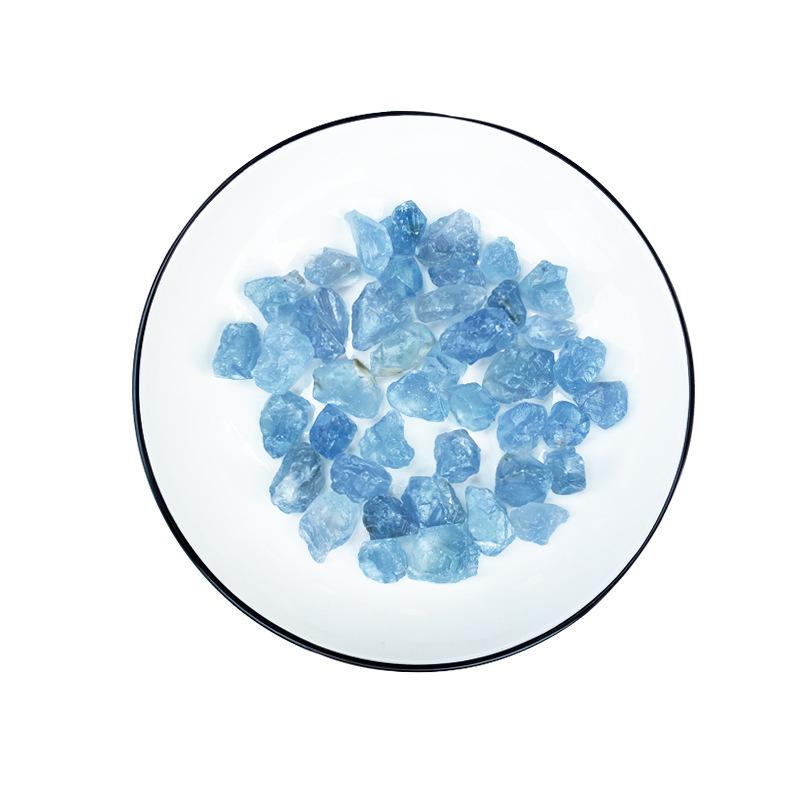 天然青色原石水晶-魔法塔羅