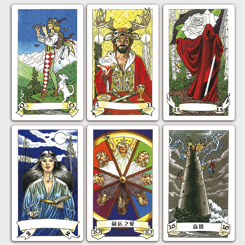 羅賓伍德塔羅中文簡體套裝The ROBIN WOOD TAROT-魔法塔羅