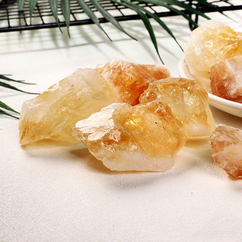 巴西黃水晶天然原石-魔法塔羅