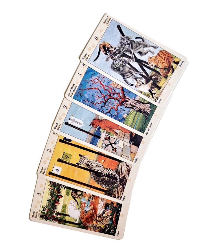 異教徒貓咪塔羅牌Tarot of Pagan Cats-魔法塔羅