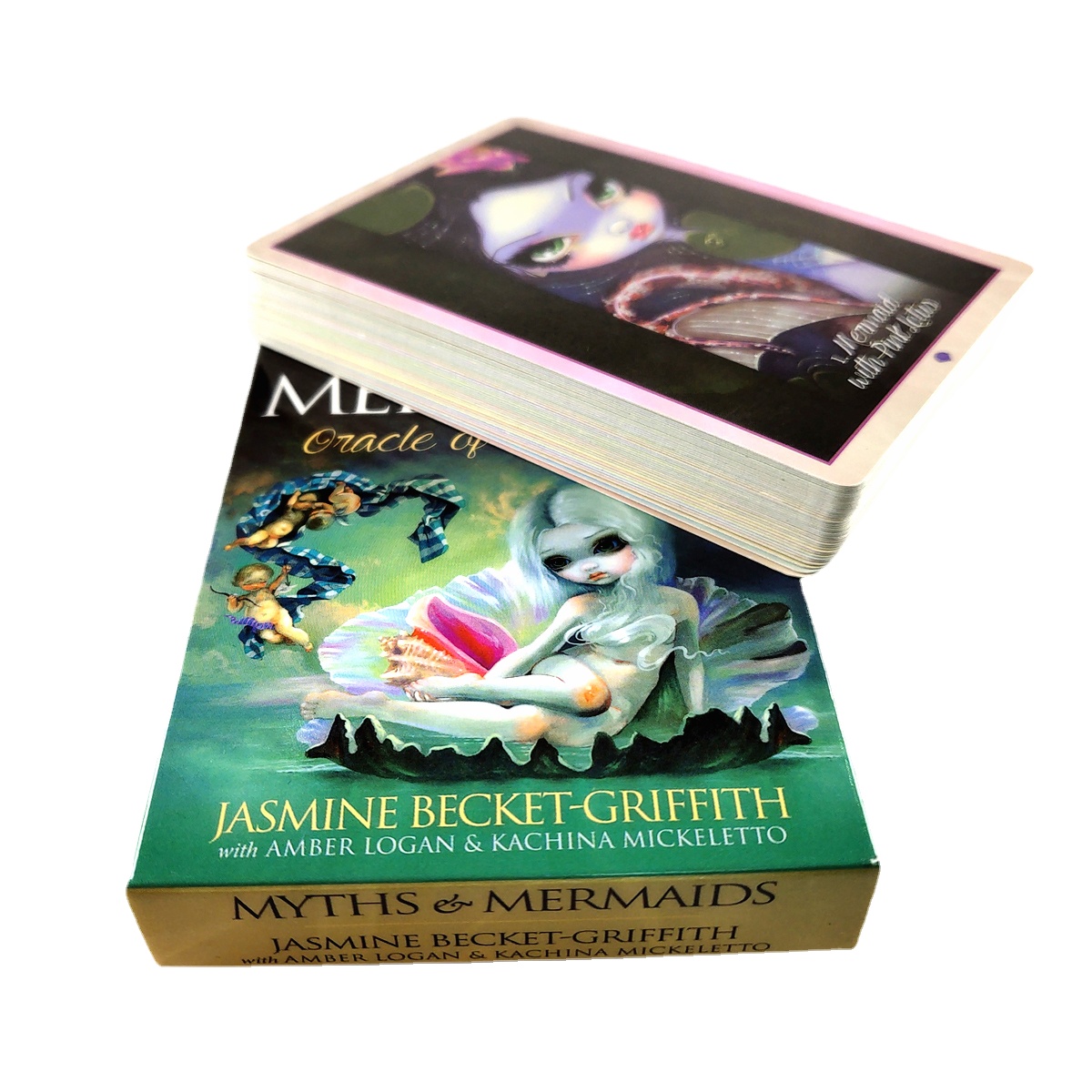 神話人魚神諭卡Myths Mermaids Oracle of the Water-魔法塔羅