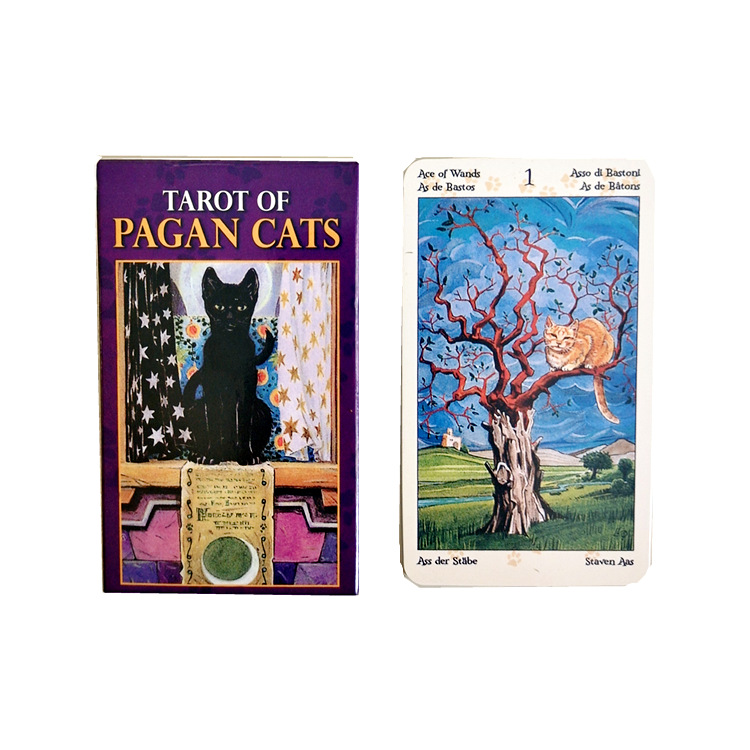 異教徒貓咪塔羅牌Tarot of Pagan Cats-魔法塔羅