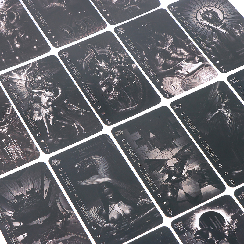 黑暗哥特所羅門塔羅牌Goetia tarot in darkness-魔法塔羅