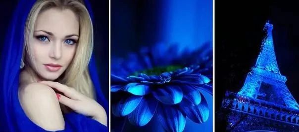 靛藍色星期六眉間輪