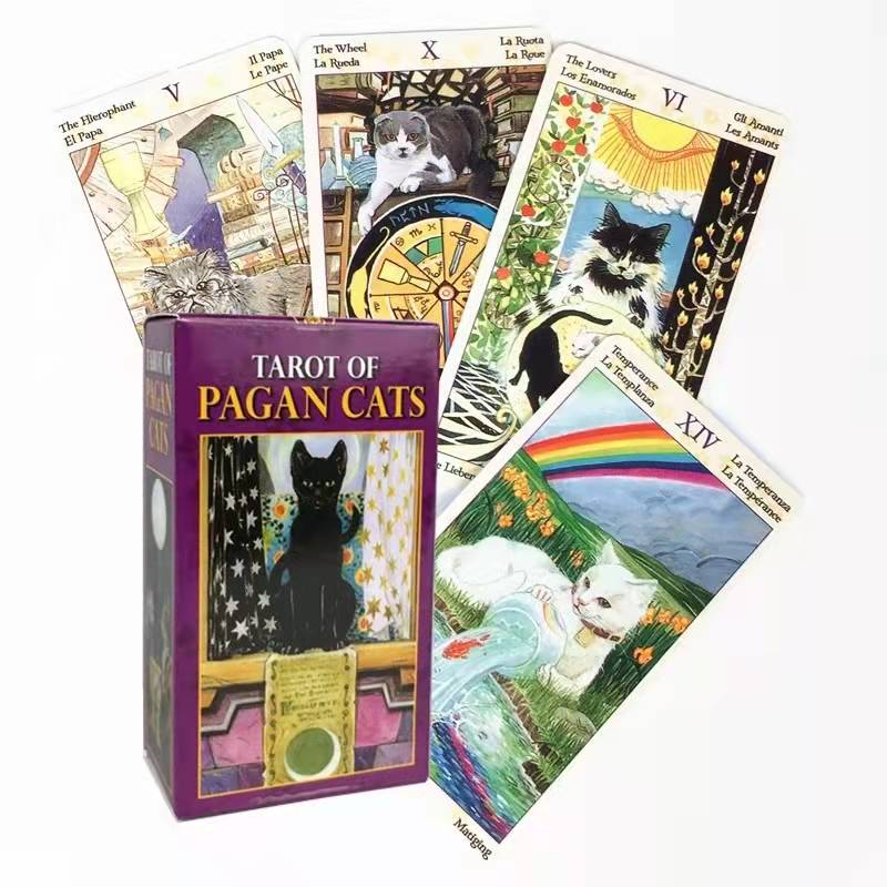異教徒貓咪塔羅牌Tarot of Pagan Cats-魔法塔羅