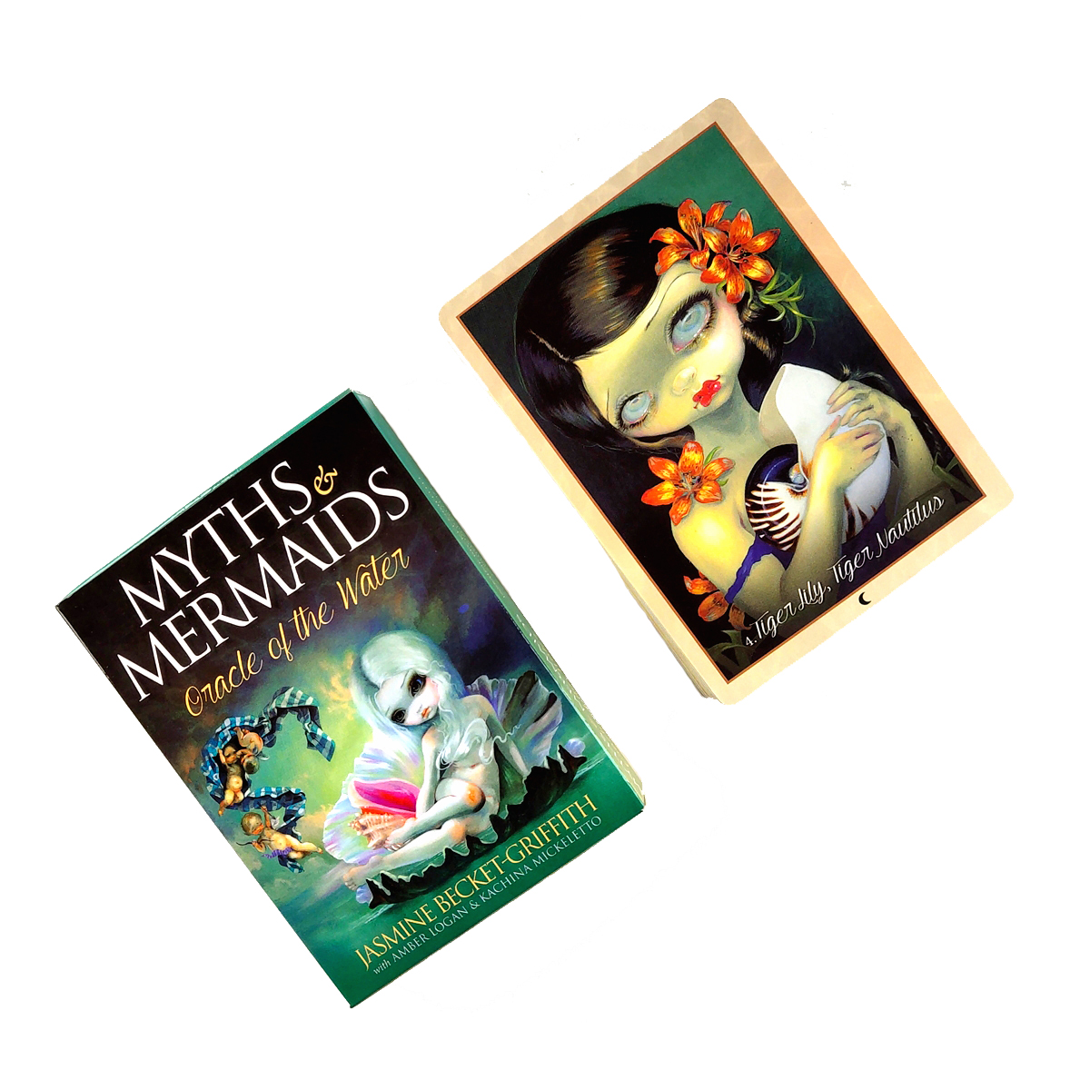 神話人魚神諭卡Myths Mermaids Oracle of the Water-魔法塔羅