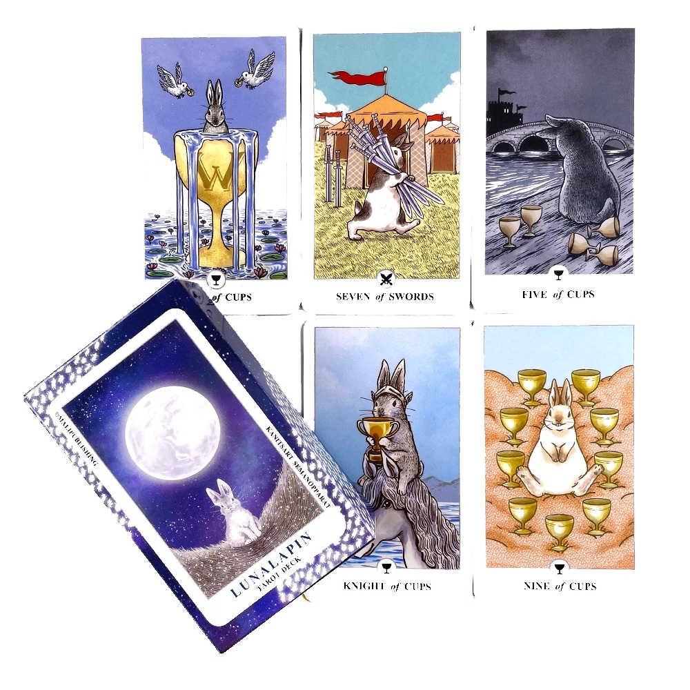 兔子塔羅牌Lunalapin Rabbit Tarot-魔法塔羅